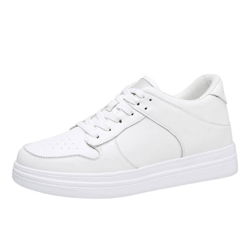 Invisible Inner Height Increase 8Cm Spring Men'S Shoes Breathable Shoes Men'S Versatile Platform White Shoes Casual Board