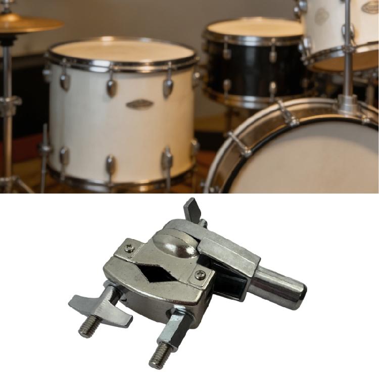 Multi Angle Adapter Bracket Adjustable Cymbal Stand Clamp Metal Drum Rack Clamp Percussion Parts for Drum Performances