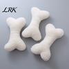 Dog Chew Toy Plush Squeaky Bone Toy, Soft Lamb Wool Chewing with Built-in Sound, Washable Interactive Fetch Noise Making Pet for Small Medium