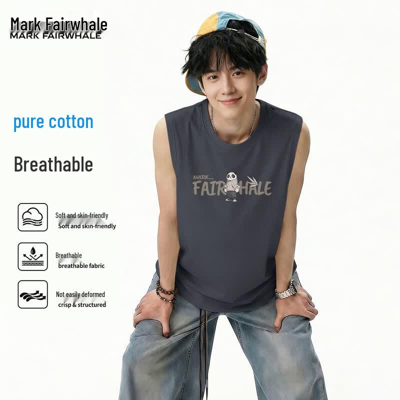 Mark Fairwhale Men s Cotton Loose Fit Tank Top XL
