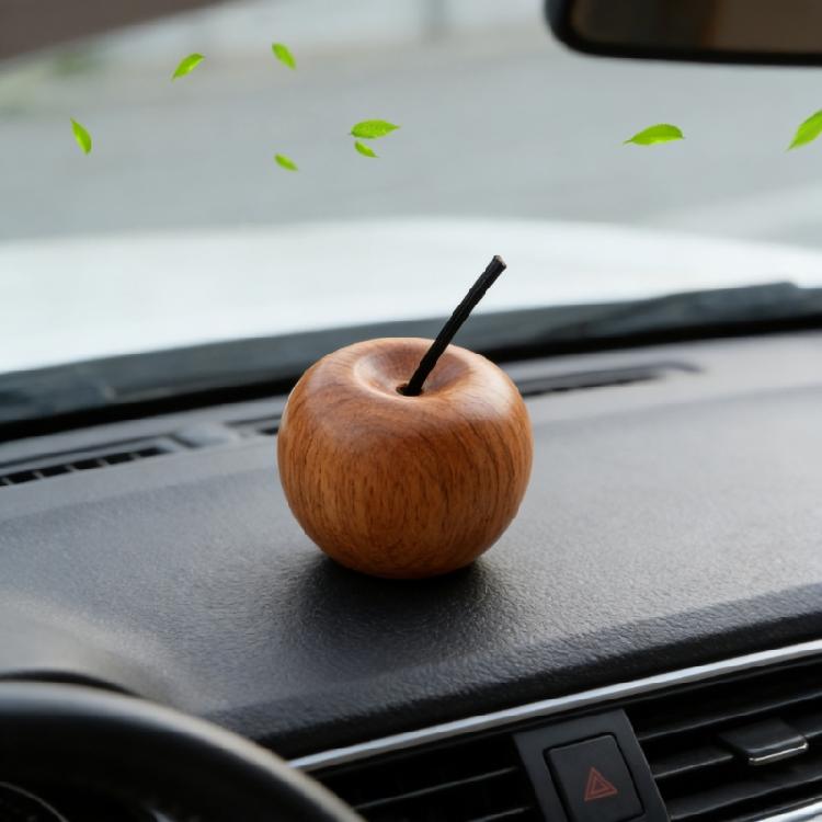Wooden Apples Scented Diffuser Long Lasted Essential Oil Aromatherapies Dispenser Air Freshener For Office Living Room