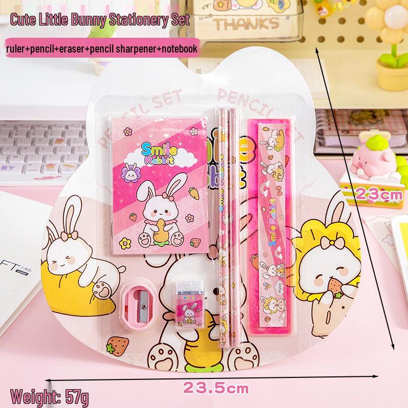 Kids' Six-Piece Stationery Gift Set for Birthdays, Children's Day, Kindergarten Prizes, or Christmas