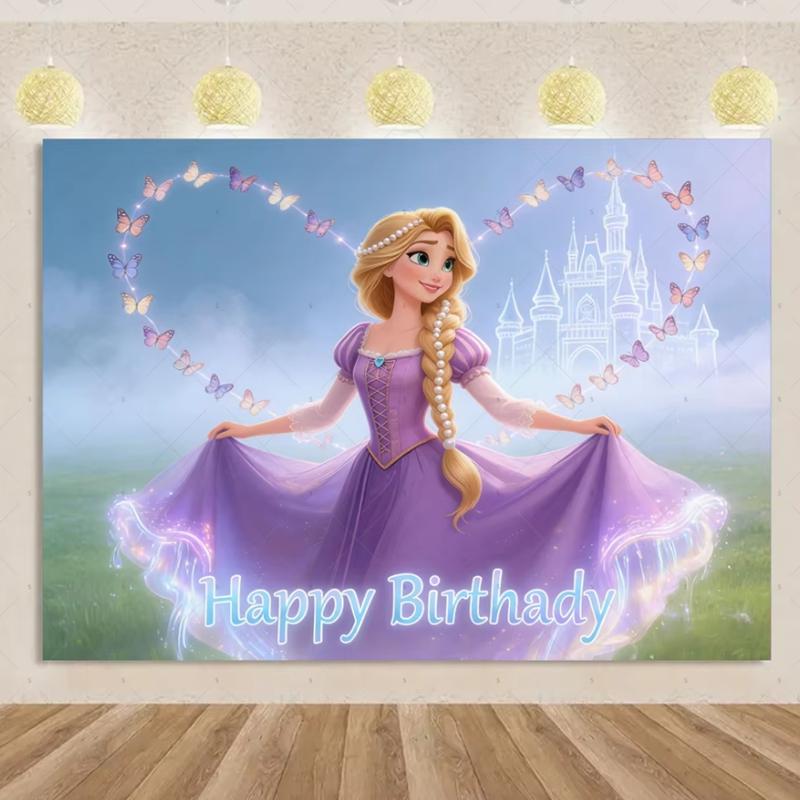 BEPAN Fundal Tematic Magic Rapunzel Personalizabil Decorațiuni și Accesorii Petrecere de Ziua de Naștere Fetiță Fundal Baby Shower Poster Cameră