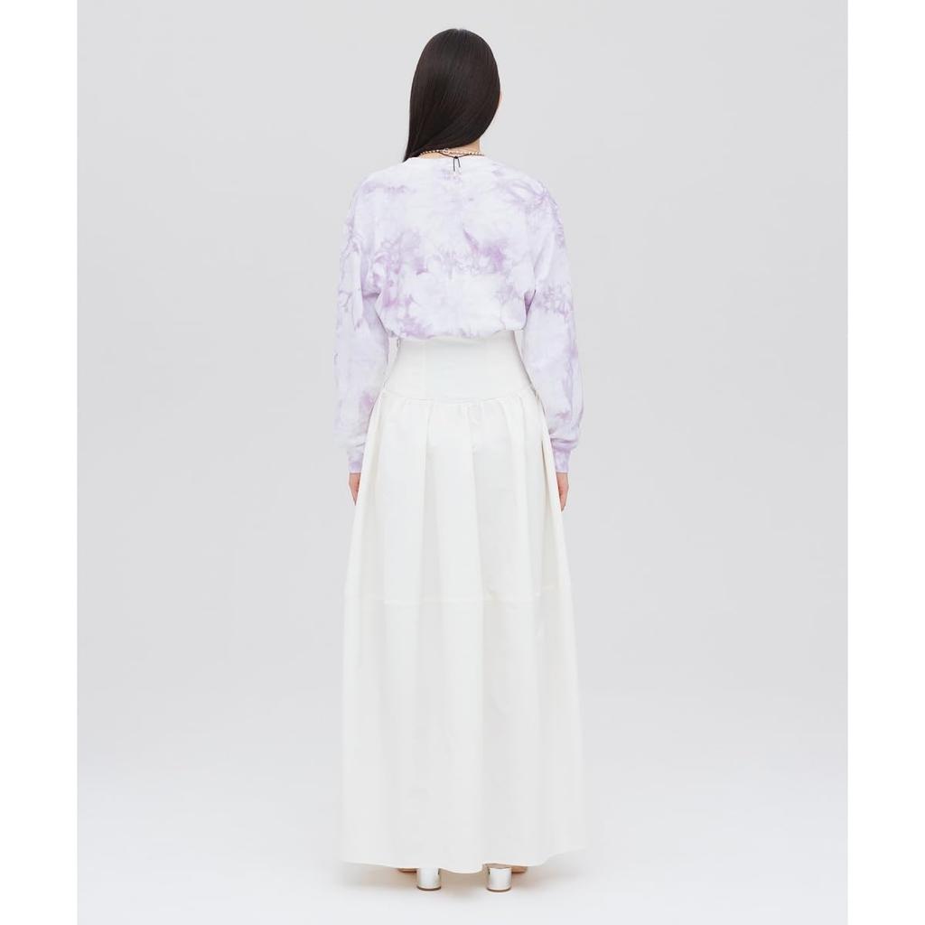 Et Rope Waist Shape Gathered Sax [Adam Femme] Skirt, Skirt, Women's, GAC03030, (48)