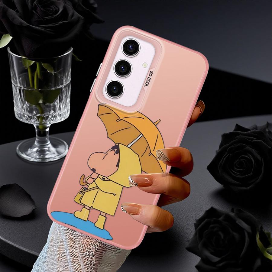 Phone Cover Case for Samsung Galaxy A12 A14 A56 A54 A16 A34 A17 A52 A32 A36 A13 A72 A25 A73 A23 A71 Cool Cra-yons Shin-chans