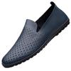 Genuine Leather Men Shoes Casual Formal Mens Loafers Moccasins Italian Summer Breathable Slip On Male Boat Shoes Over Size 50 51