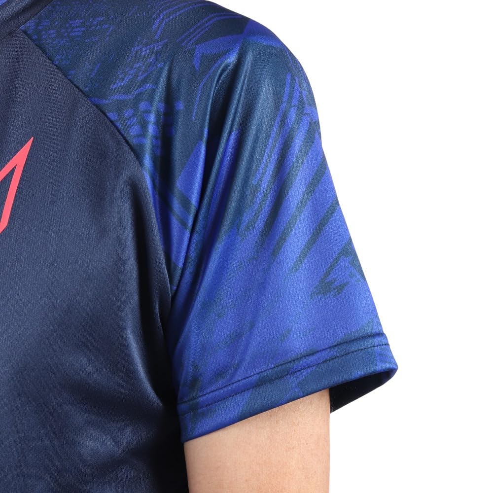 Mizuno Volleyball Practice Short All Japan Championship Diversity Dress Size XL T-Shirt, Sleeve, Model, Design, V2MA0505, Navy,