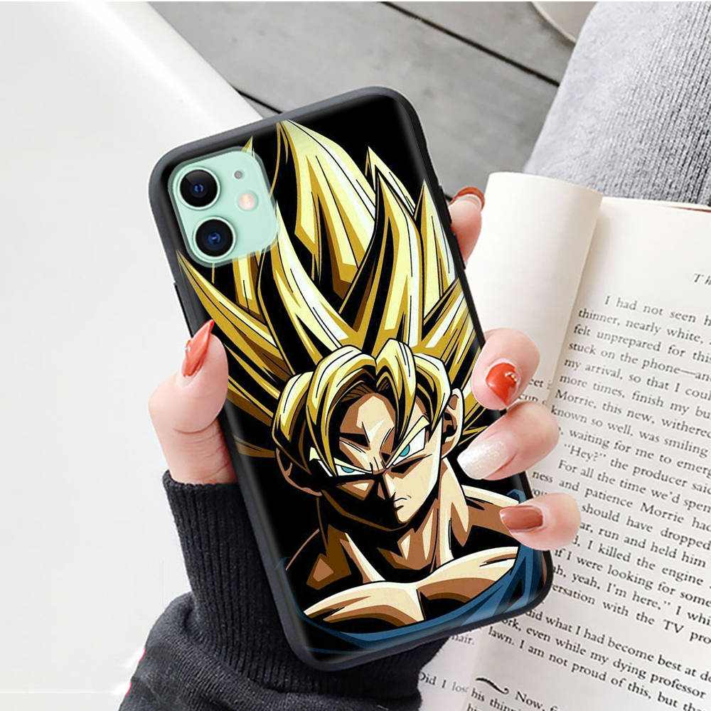 Black Case for Xiaomi Poco X6 X4 M5 M6 F5 F6 C65 C55 C50 C51 C40 Pro Redmi 14C A3X 13C 12C 11T 10A 9C Note 7 6 8A Plus W-86 Dragon Ball Super