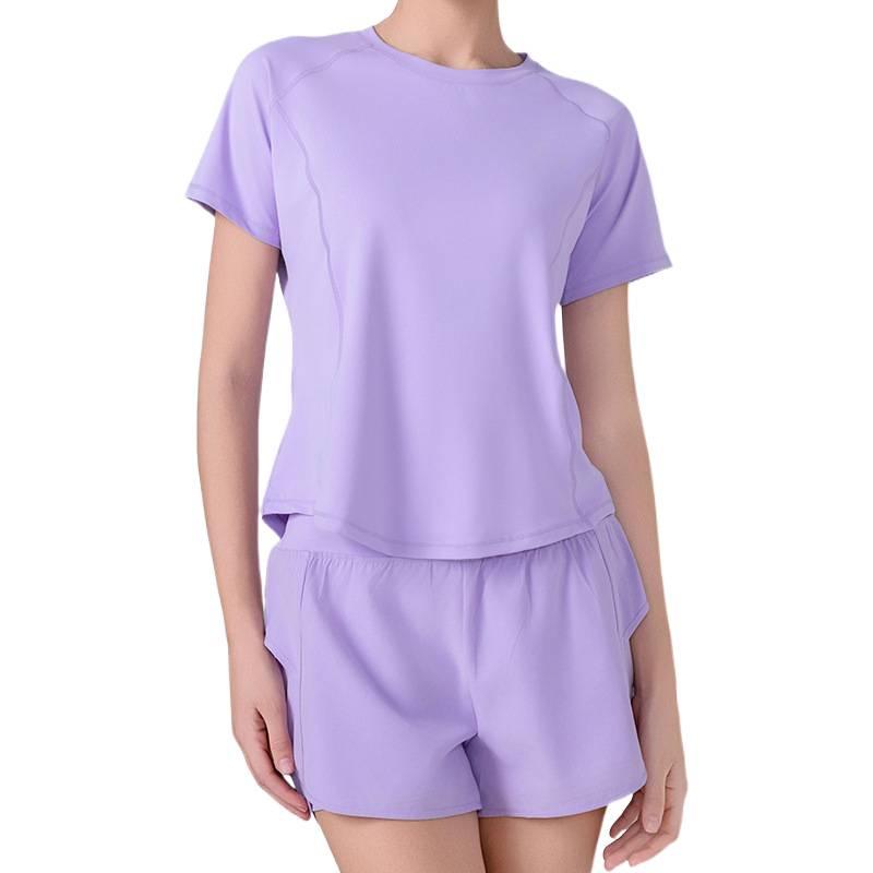 Women's Summer Sports Shorts & Yoga Pants Set with Side Phone Pocket for Running & Training