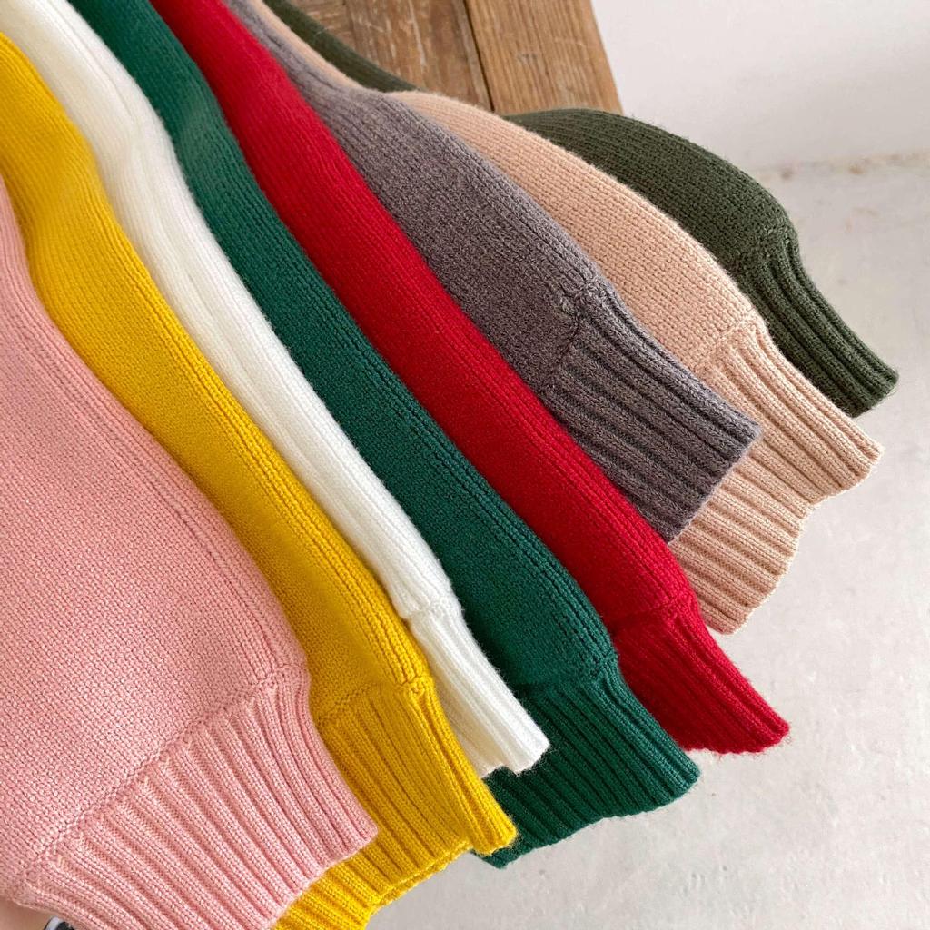 Autumn Knit Infant Romper: Korean-Style Overalls for Baby Boys & Girls