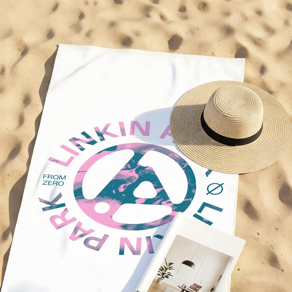 Rock Band -From Zero Towel Quick Dry Soft Yoga Swimming Fitness Mountain Climbing L-Linkin P-Park-Large Beach Towels