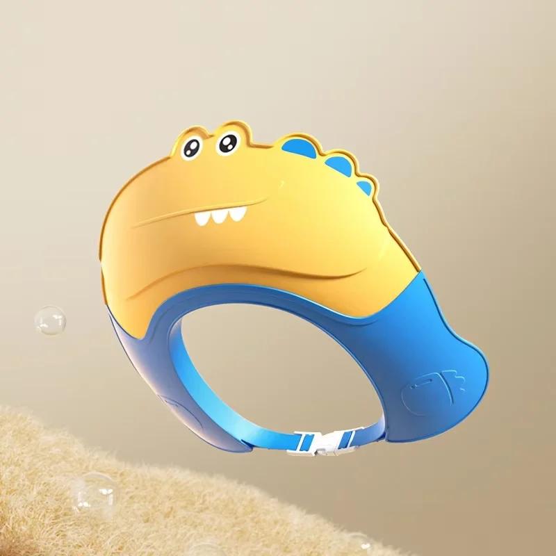 Infant Ear Protection Bath Cap - Baby Shampoo Shield Head Cover, Adjustable Shower Cap for Hair Wash