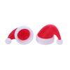 10/20Pcs 3D Printed Christmas Santa Hat For Wine Alcohol Bottles Mouth Ornament Home Xmas Decor Gift