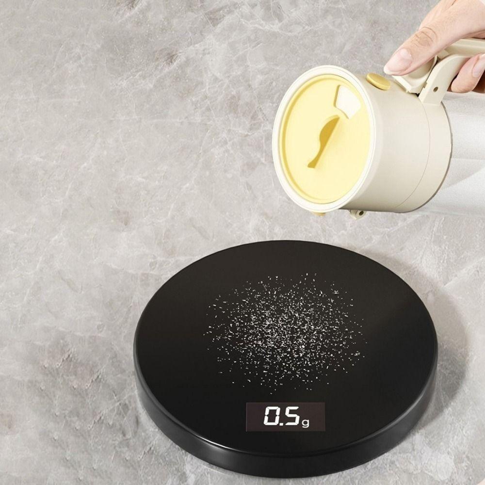 Quantitative Control 2 In 1 Salt Container 0.5g Glass Seasoning Box  for Sugar Salt