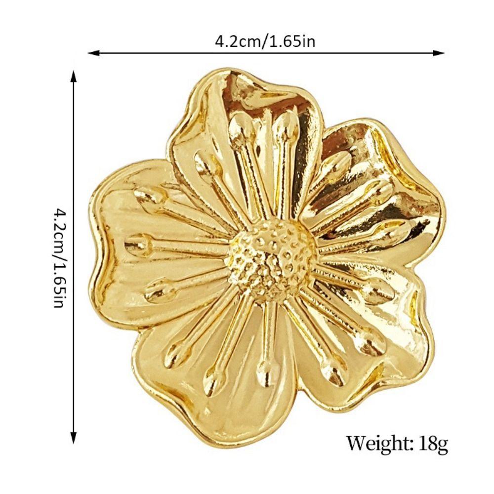 Cherry Blossom Shape Drawer Pull Handle Vintage Wardrobe Knob Ornamental Cabinet Pull  Cupboard