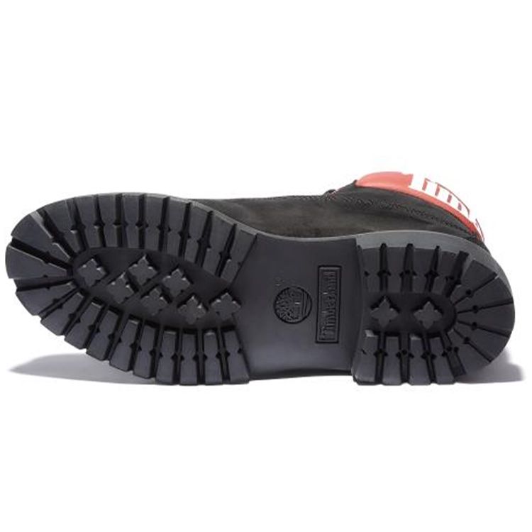 Timberland 6 Inch Warm Durable Comfortable Mid-Calf Outdoor Boots Men boots Black A1QTV