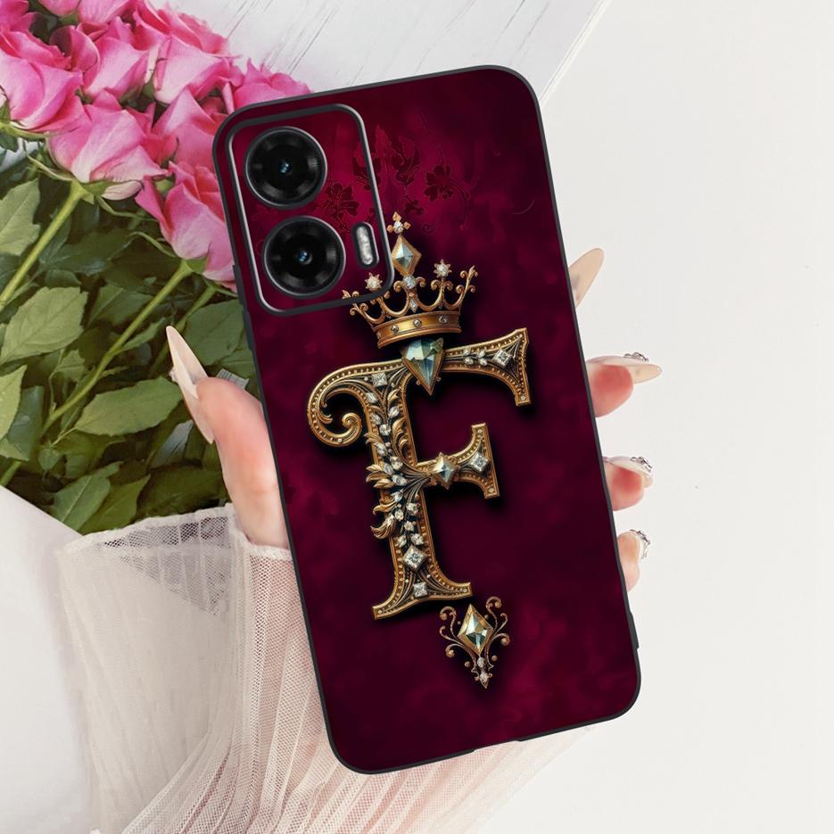 For Motorola Moto G35 Case Moto G55 G85 5G Cute Letters Cover Soft TPU Phone Case For Motorola G85 G 35 55 MotoG55 MotoG85 Shell