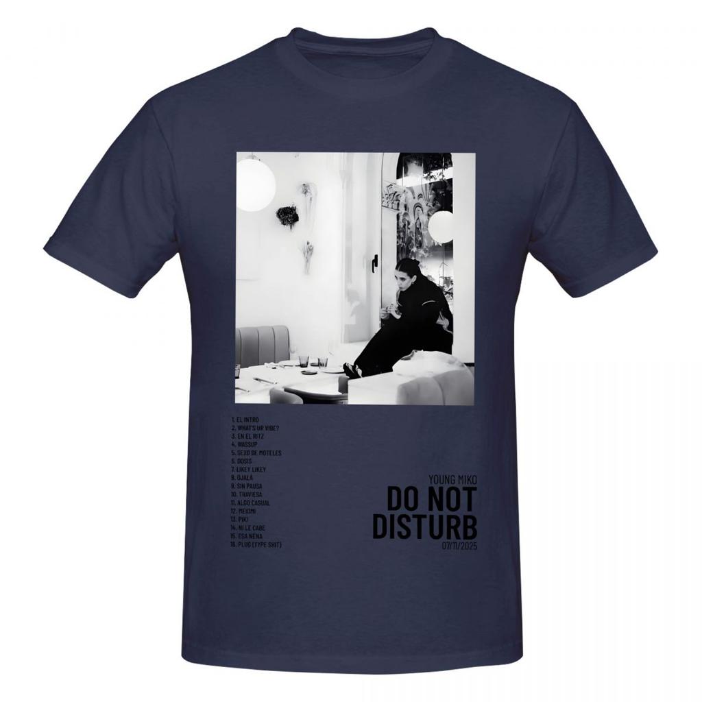 Unisex Young Miko Do Not Disturb T Shirt Streetwear Big Size Oneck Cotton Sleeve Tshirt Unisex