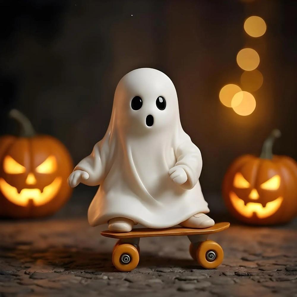 Handicraft Halloween Ghost Statues Halloween Themed Ghost Halloween Ornament  Children Girls Boys