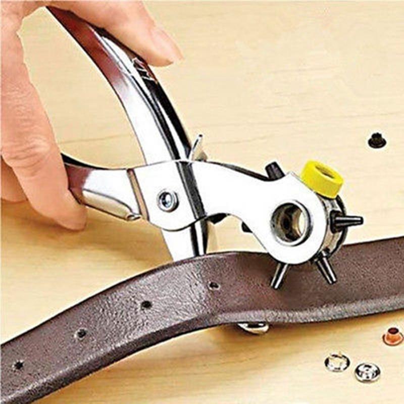 1PC Punch Complete Home Mending Solution Multifunction Belt Hole Punch.