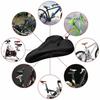 1/2/3pcs Bicycle Saddle 3D Seat Cover Padded Wide Gel Soft Pad Exercise Seat Cushion Wide Foam Mountain Bicycle Seat Cushion