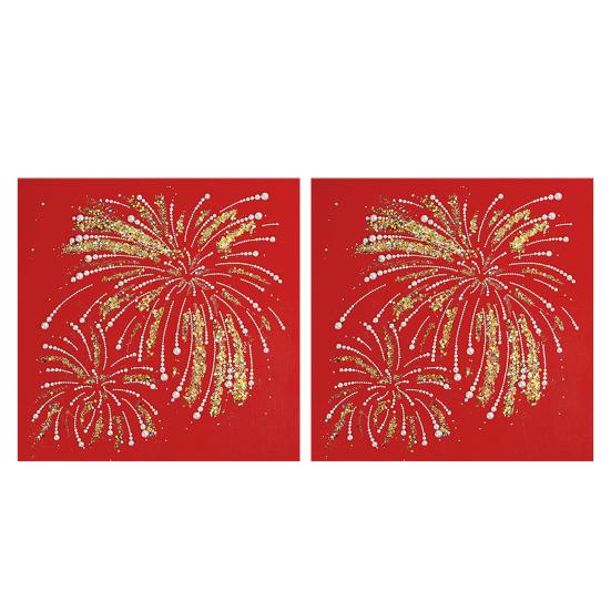 Gör-det-själv pärlmålningskit för vuxna nybörjare 3D pärlkonst pysselkit Plastpärlor Förtryckt duk Verktyg för heminredning Välkomstpresent