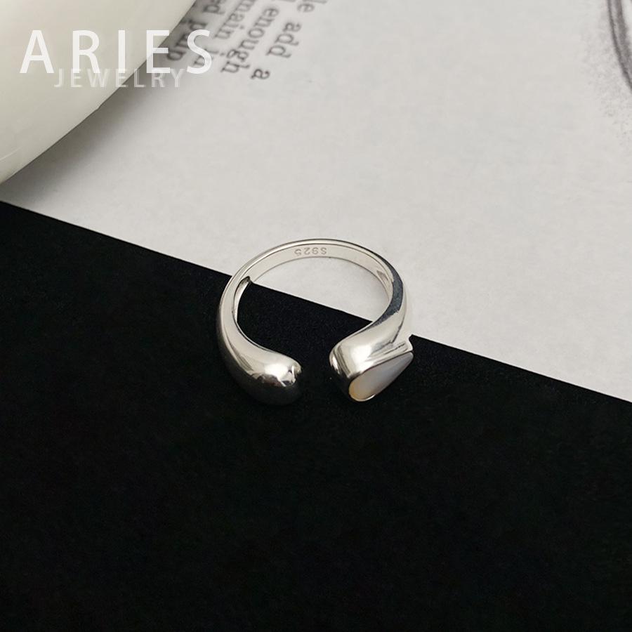 Adjustable Water Drop Ring: Fashionable, Stackable, Personalized Hip Hop Style for Women