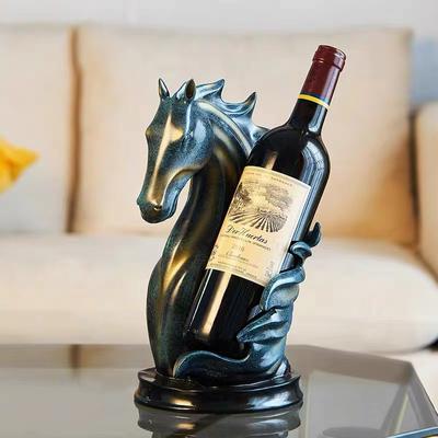 Étagère à vin de luxe européenne légère, décoration créative pour salon, armoire à vin, décoration de table, cadeau de pendaison de crémaillère