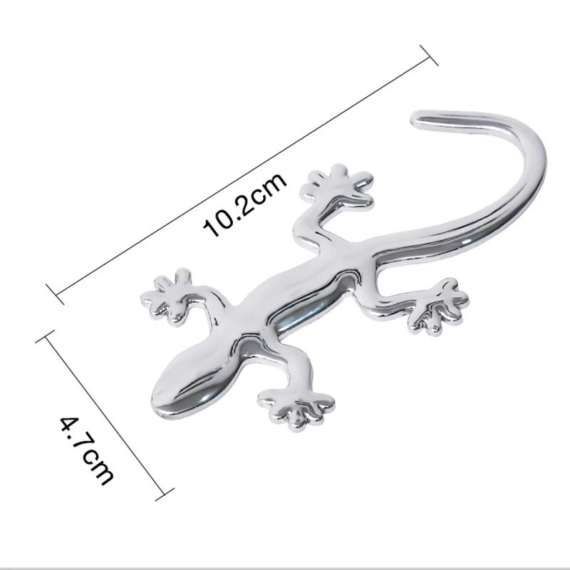 Sticker Creativo Lucertola Geco per Auto Emblema Metallo 3D Badge Styling Auto Moto Sticker Decalcomanie Decorazione Animale Accessori Auto