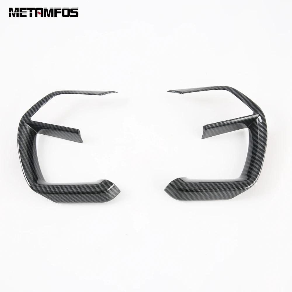 Steering Wheel Cover Trim For Hyundai Cantus Creta ix25 2nd Gen SU2 - 2024 2025 Carbon Fiber Accessories Car Styling