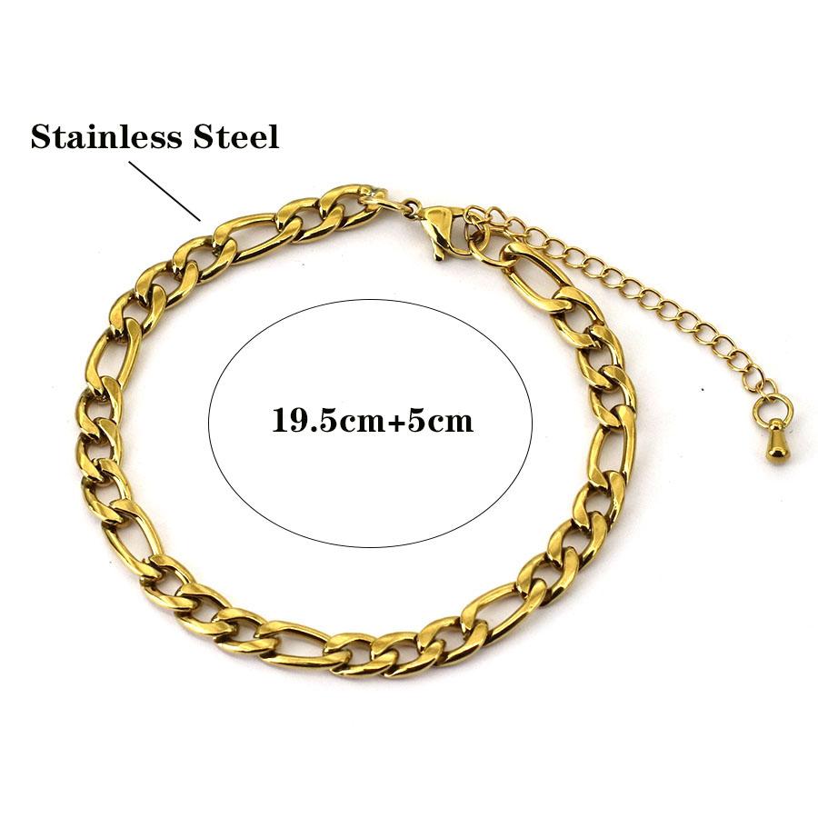 Stainless Steel Cuban Chain Bracelet Men Adjustable Luxury Gold Color Hand Accessories Twisted Link Braslet Gift For Him
