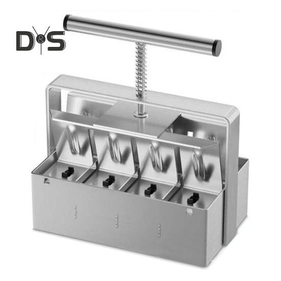 

8-секционный почвенный блокировщик с переносной ручкой, прочный металлический ручной почвенный блокировщик, поддон для проращивания комнатных и уличных растений A