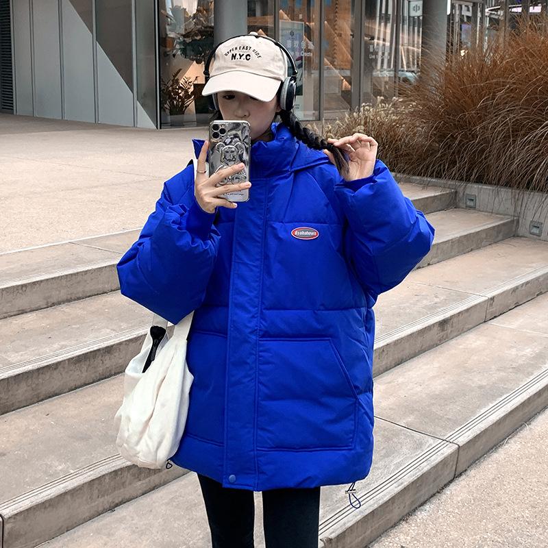 Herbst und Winter Daunenjacke aus Baumwolle Kurze Mode Damenbekleidung Koreanische Version Lose Baumwolljacke Warme Baumwolljacke Rest Dicker Mantel