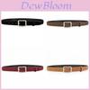 Classic Leather Belt For Women With Alloy Buckle For Casual And Work Outfits