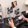 3/5-layer CD Rack, Album Display Rack, Transparent Storage Rack for Records,  and Tapes, Multifunctional Counter Display Rack