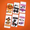 3PCS Halloween Hair Clips Pumpkin Devil Hairpins Girls Star Hairclips Festival Party Cosplay Heart Barrettes Kids Headwear
