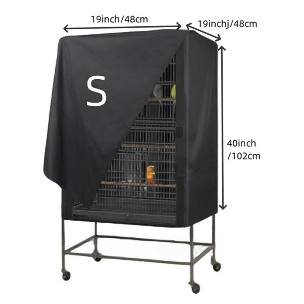 Cage Covering Extra Large Parakeet Cover Oxford Cloth Cage Cover 48*48*102cm 210D Oxford Cloth Material Easy To Maintain
