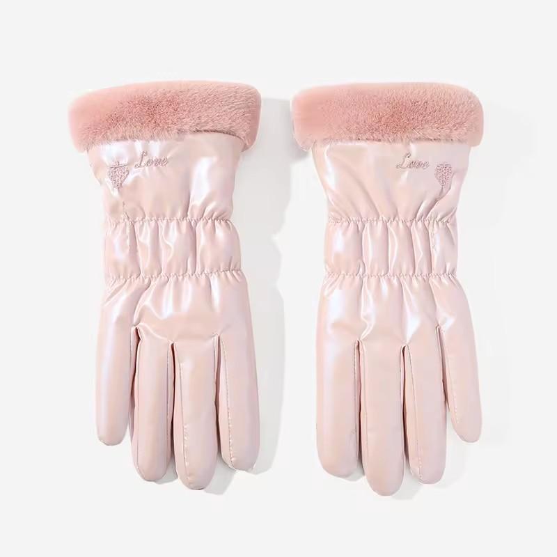 Outdoor Custom Ladies Sports Fashion Colorful Snowing Cycling Winter Warm Gloves