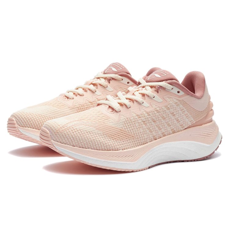 LINING Yue Ying Boom Women's Running Shoes - Peach ARHR146-4