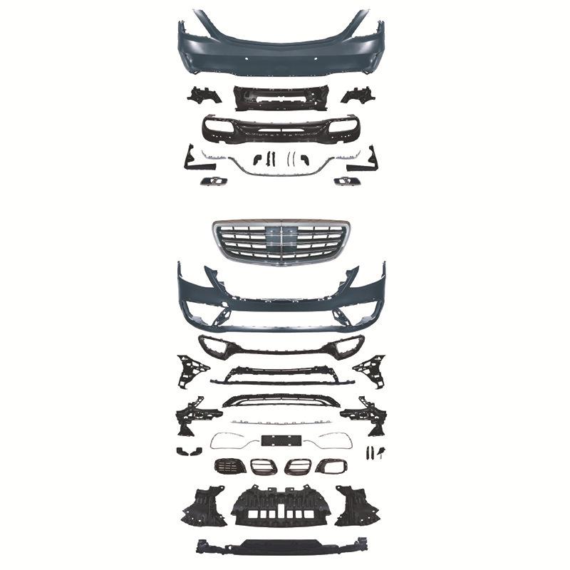 Mercedes S-Class W222 2018-2020 Grille Hood Modification to Maybach AMG S63/S65