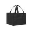 Black Insulated Non-Woven Zipper Tote for Outdoor Picnics