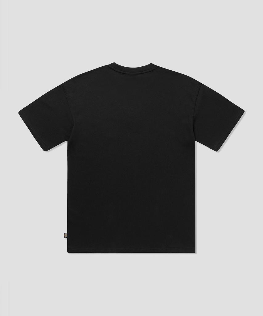 DICKIES Cursive Banner Logo T-Shirt Black