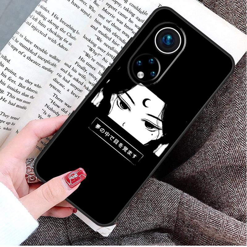 Japanese Anime Aesthetic Case For Honor Magic 8 6 7 Lite Honor 400 200 Pro 50 70 90 X8c X8b X9a X9c X9b X9d Win Cover