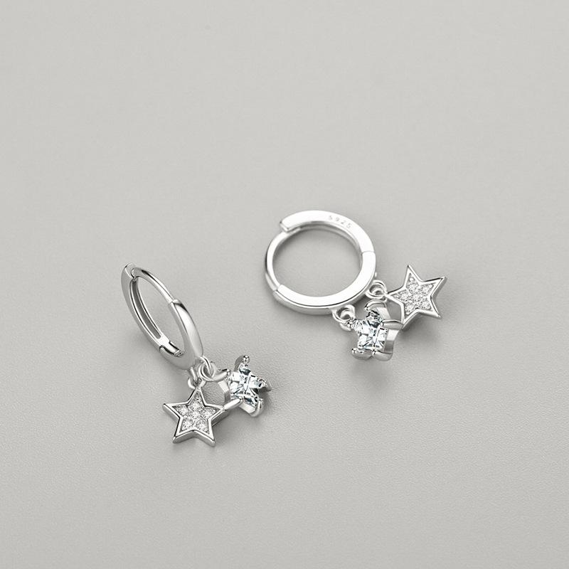 Tancise 925 Sterling Silver Zircon Earrings Drop Earrings For Women Wedding Party Gifts