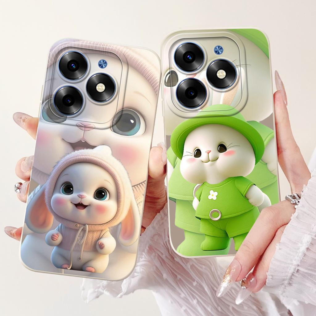 For Infinix Hot 40 Pro Case X6837 Fashion Cat Cartoon Cover Soft Silicone Phone Case For Infinix Hot 40i Hot40 Pro Hot40i Fundas