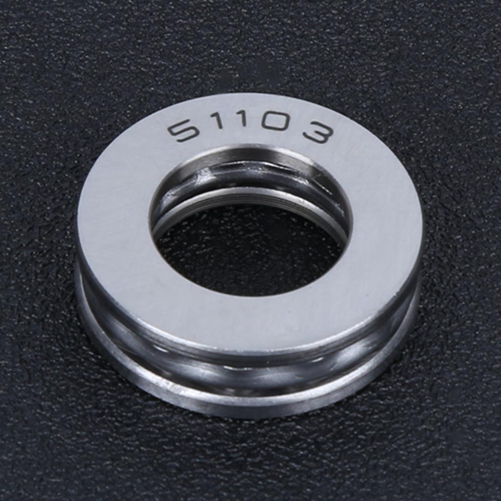 5pcs 51103 Plane Axial Ball Thrust Bearing Precise Low Noise Industrial Hardware Parts