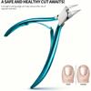 Blue Professional-Grade Nail Clippers for Thick and Hard Easy To Grip, Precise Toenail Trimming, Sharp and Durable, Nail Clippers