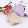 Layer Fashion Handbag Key Card Holder Money Bag Clutch Bag Zero Purses Hasp Coin Purse Small Wallet