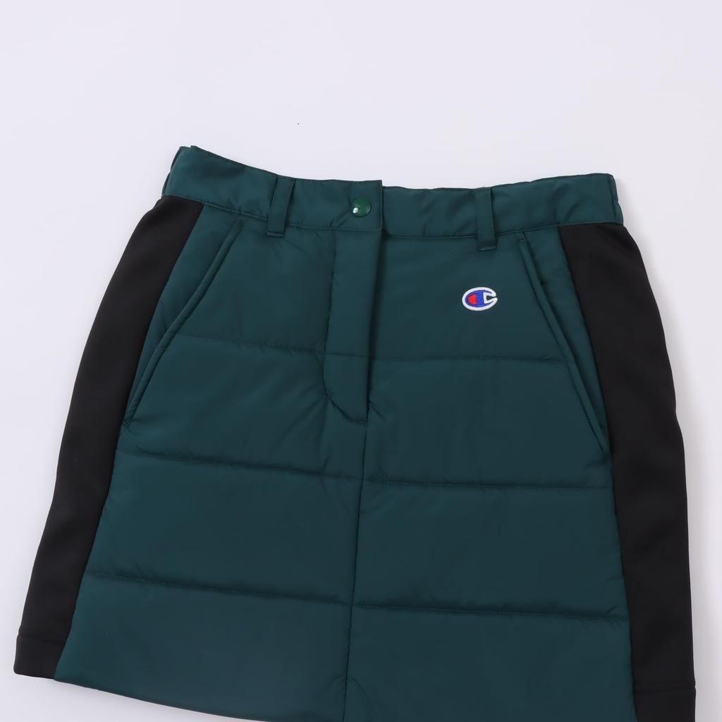 Champion Quilted and with a Golf Green Women's Skirt, Padded, Stretch, Water-Repellent, Windproof, Warm, Logo, Style, CW-CG205,