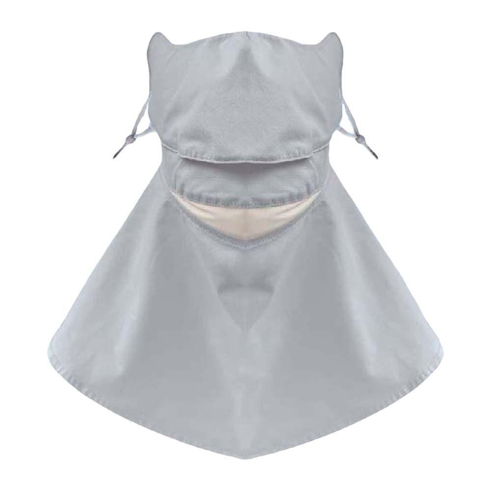 Elastic Face Sun Protection Ice Silk Breathable Sunshade Mask Sunscreen Mask with Shawl  School
